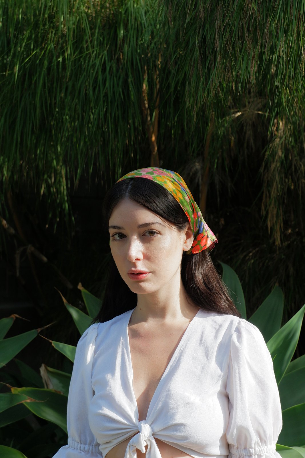お歳暮 時期 Flower Scarf Goren Reena Leah / 小物