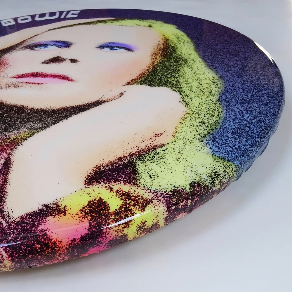 David Bowie GIANT 3D Vintage Pin Badge