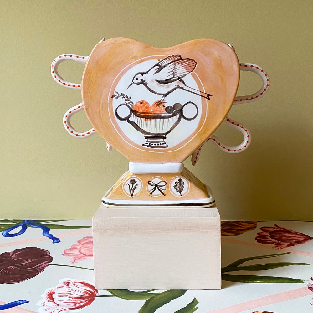 Image of Harvesting Fruit - Romantic Vase