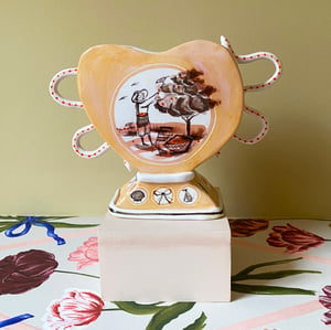 Image of Harvesting Fruit - Romantic Vase