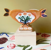 Image 4 of Slight SECOND Tied Tulips - Romantic Vase