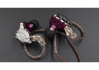 Kz ZS10 Pro4BA+ 1DD Hifi Metal Headset Hybrid In-Ear Headphone Purple