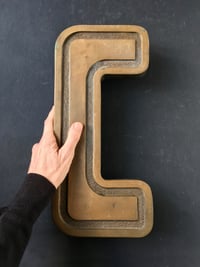 Image 1 of Large Cast Bronze Handle
