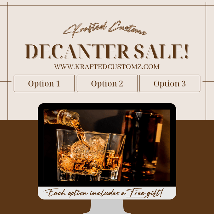 Image of Decanter + Drinking Glass Set 