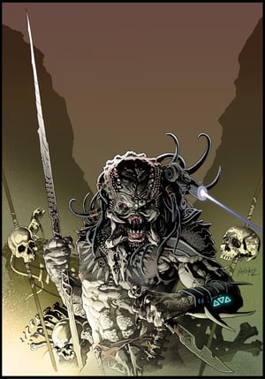 Image of Predator: Hunters (Unmasked)- 13x19 LIMITED Print (signed) <font color="orange">NEW </font>