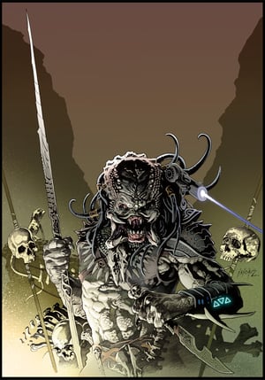 Image of Predator: Hunters (Unmasked)- 13x19 LIMITED Print (signed) <font color="orange"></font>