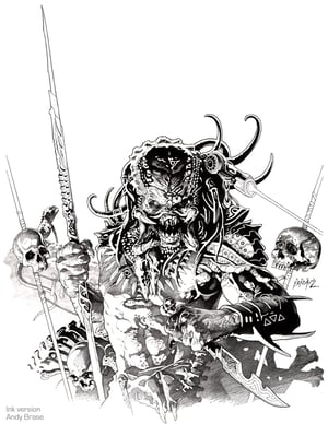 Image of Predator: Hunters (Unmasked)- 13x19 LIMITED Print (signed) <font color="orange"></font>