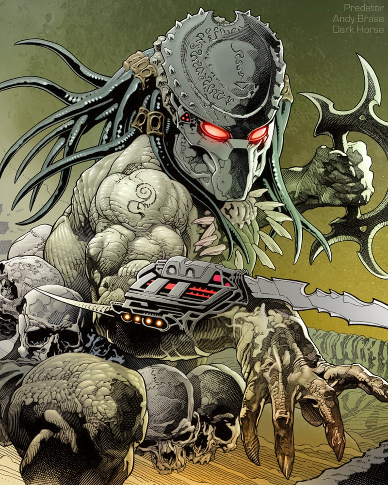 Image of Predator (Masked)- 13x19 LIMITED Print (signed) <font color="yellow">SOLD OUT</font>