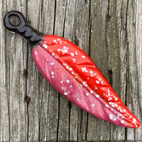Fused Glass Feather 18