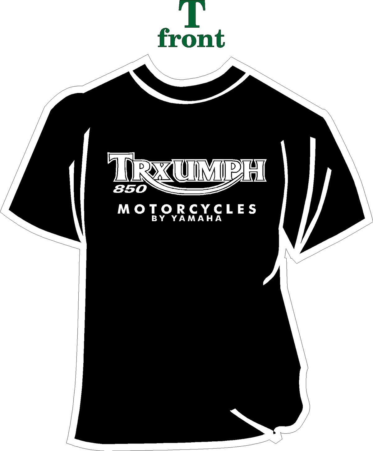 Image of TRXumph Classic japanese Biker tshirt