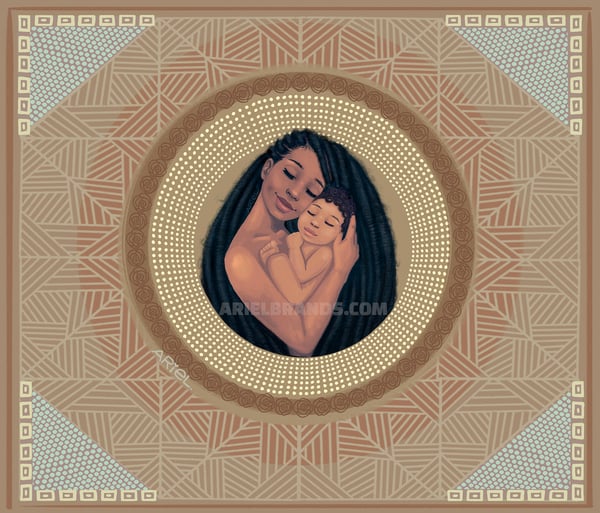 Image of Mom+Baby Print