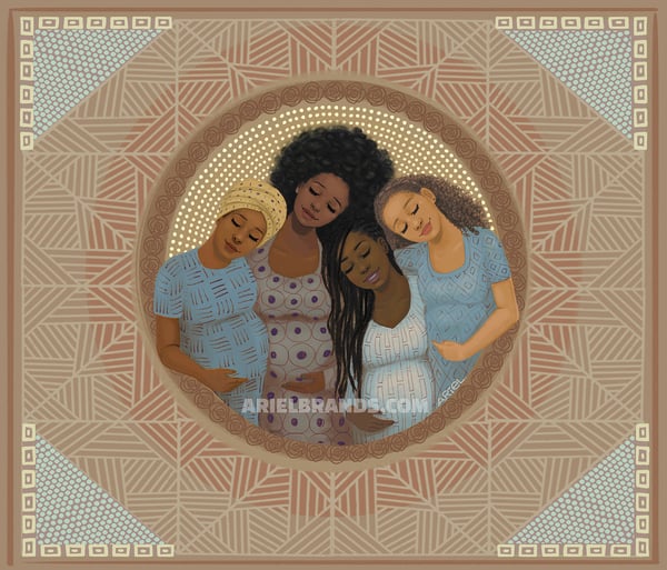 Image of Black Mothers Print