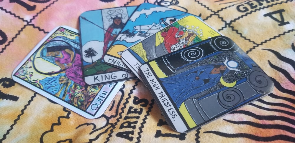 Flowarts Tarot Cards and Stickers 