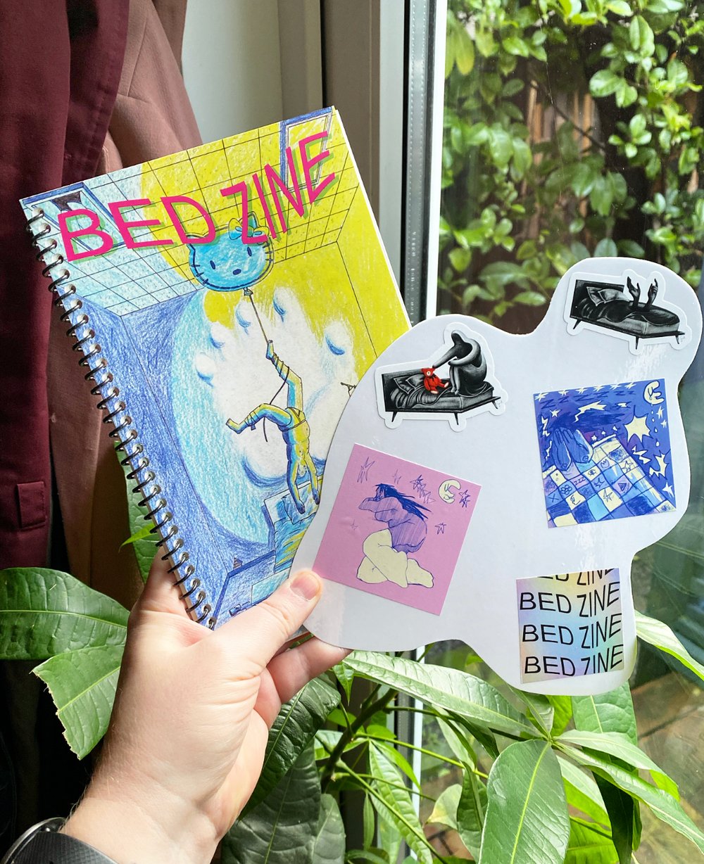 Image of Bed Zine Issue Two Sticker bundle