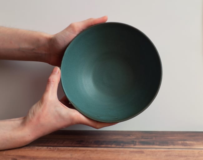 Grand bol bleu Tempête