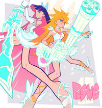 Panty and Stocking Postcard