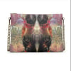 Twin Geisha leather crossbody bag