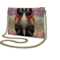 Image 2 of Twin Geisha leather crossbody bag