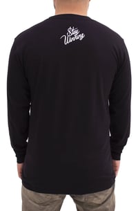 Image 2 of Stay Winning All Hustle No Luck Bruce Long Sleeve Black Tee