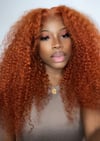 Ginger Orange Curly Wig