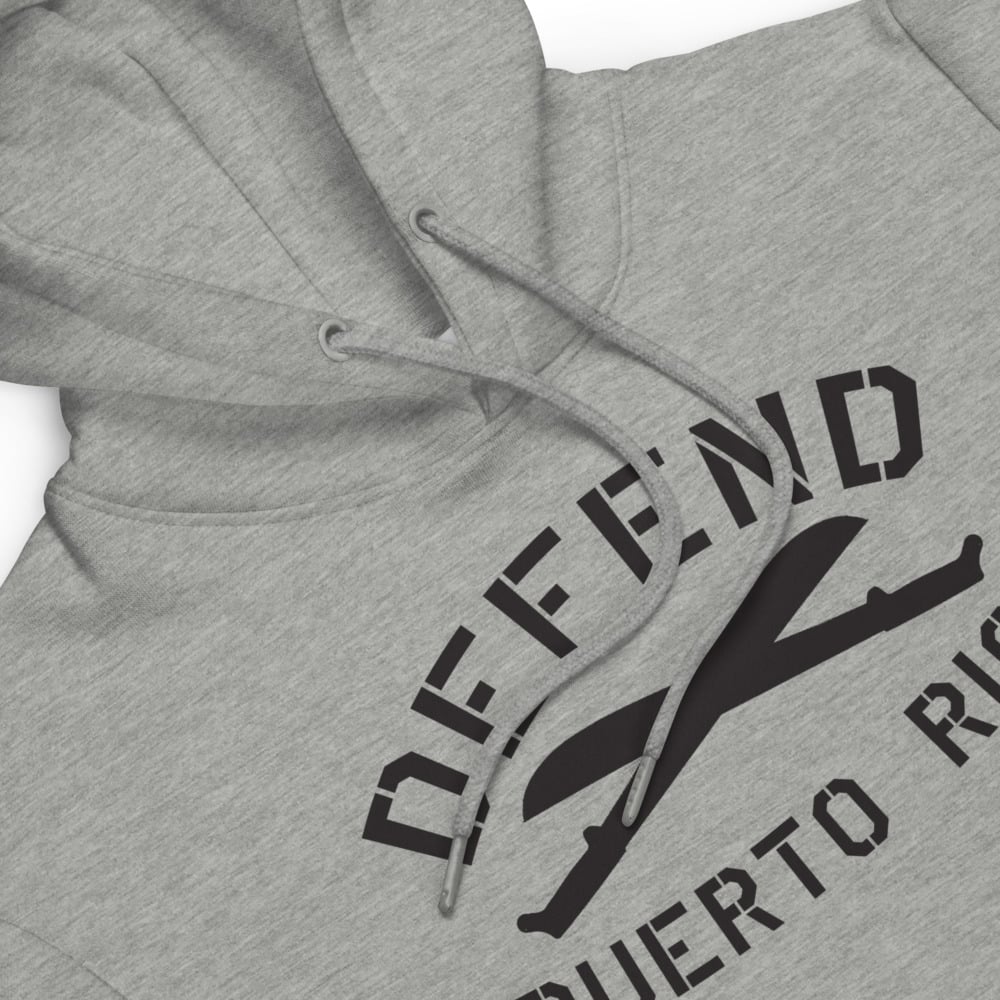 Image of Defend Puerto Rico Unisex hoodie(Heather)