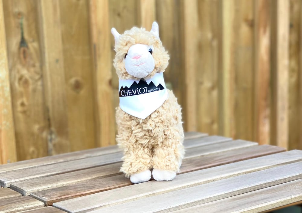 Image of Cheviot Alpaca - Sand and Cream Plush Soft Toy