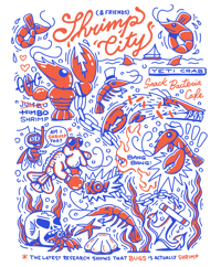 Image 2 of Shrimp City Tattoo Pack