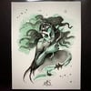 Goblin Witch | Original watercolor painting 