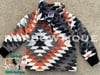 Rust Aztec 1/4 Pullover (Child)