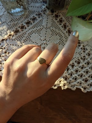 Image of Leaf ring - size 7