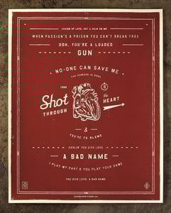 Image of Shot Through the Heart - SOLD OUT