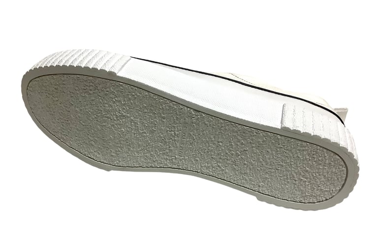 Six feet black canvas platform sneakers Image 5