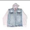 Junkie Kartel 2 Tone Jean Jacket W Sweat Suit