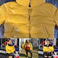 Image 1 of Crop Bubble Coat 