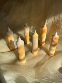 Peach Tie-Dye Small Pillar