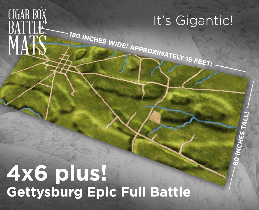 Image of Gettysburg - #2005 Epic Full battle -  80” x 180”