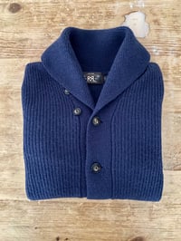 Image 1 of RRL SHAWL COLLAR CASHMERE KNIT CARDIGAN