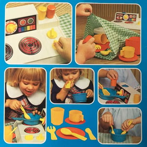 Image of Kitchen Set dinette Fisher Price avec boîte