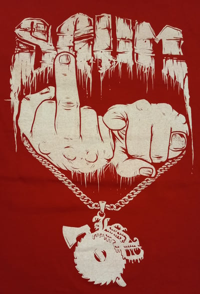 Image of SCUM : RED LIFE'S TOO SHORT TO GIVE A F*CK reg shirt