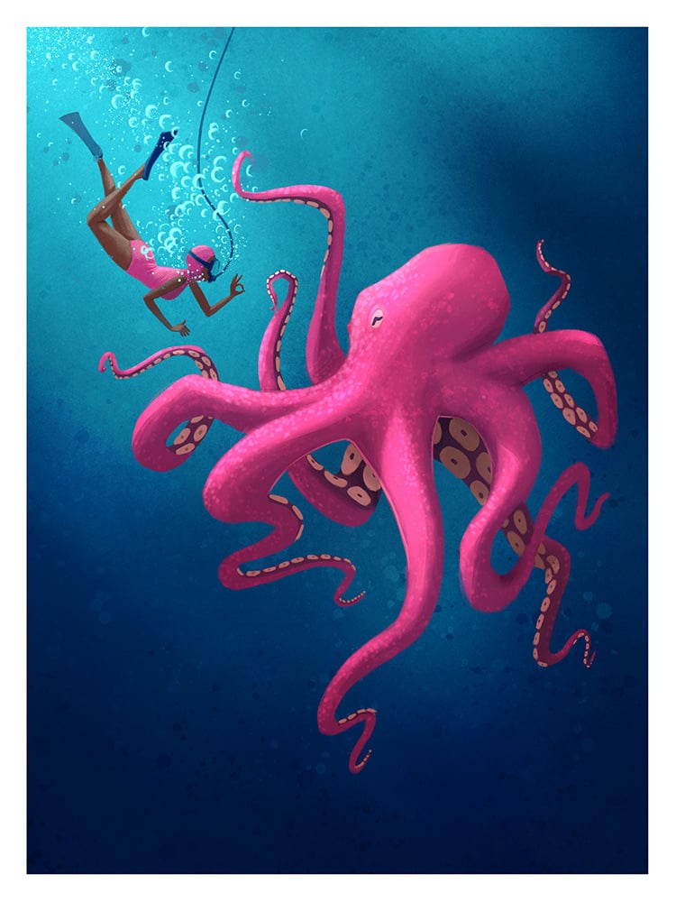 Image of Fine Art Print 'First contact'