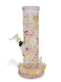 Image 2 of Royal Butterfly Crystal 9" Waterpipe