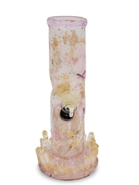 Image 3 of Royal Butterfly Crystal 9" Waterpipe