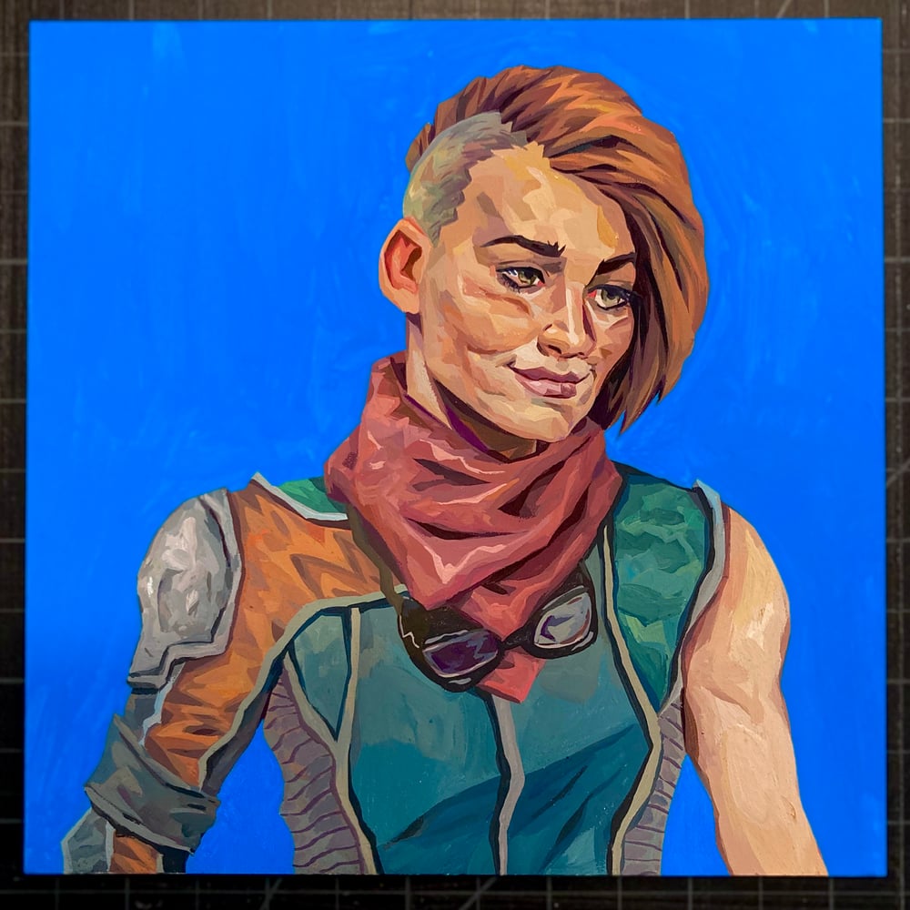 Xbox character Original Painting 