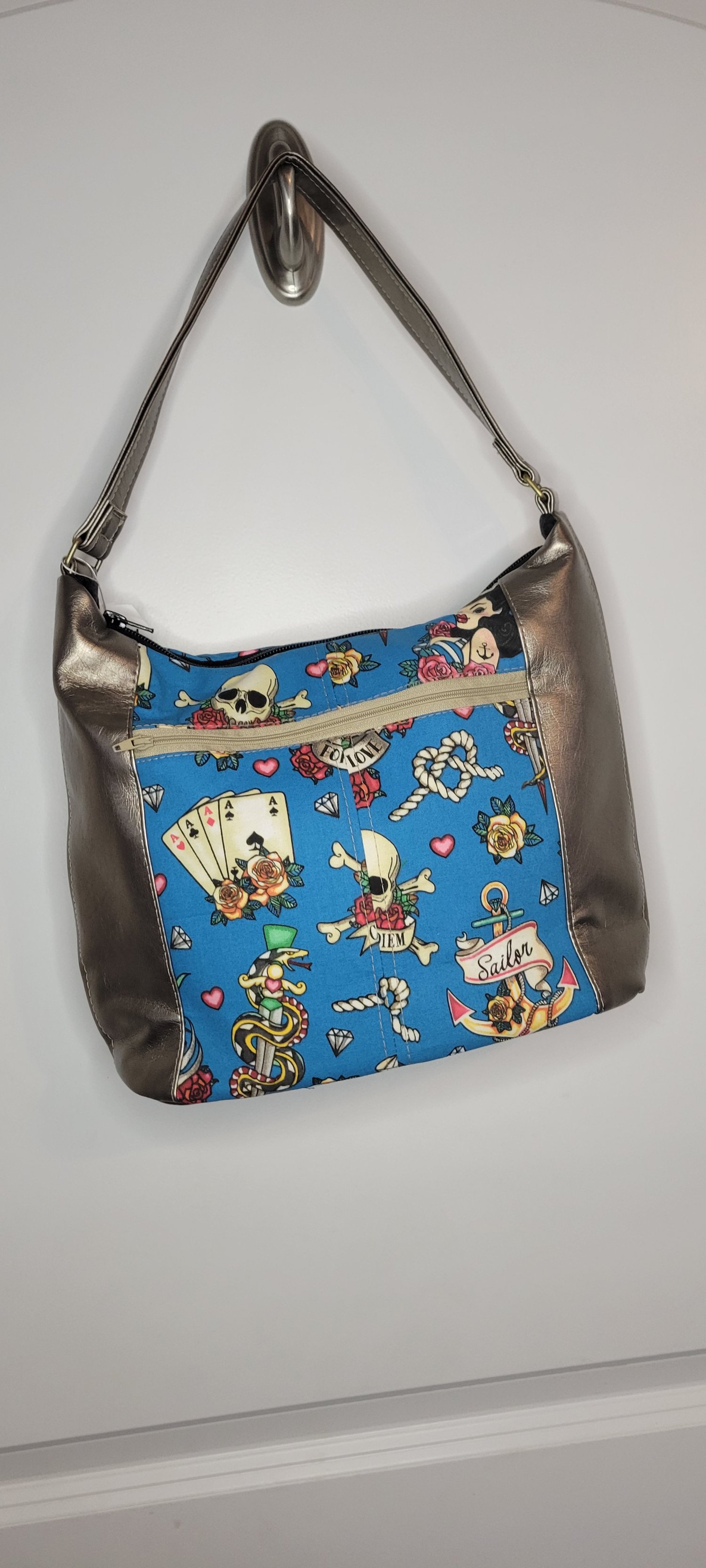 Tattoo Flash Small UNG Hobo Shoulder Bag