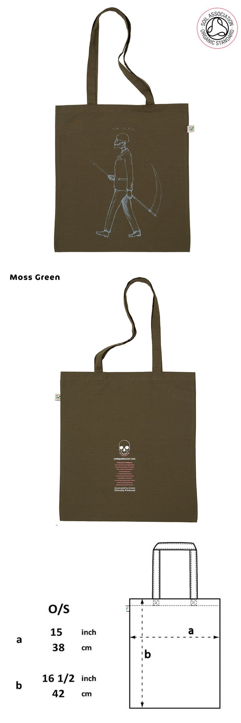 Mr Death Tote Bags (Various)