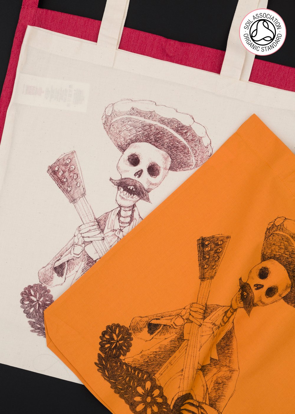 Day of the Dead Tote Shopping Bags (Various)