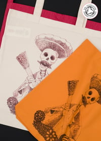 Image 1 of Day of the Dead Tote Shopping Bags (Various)