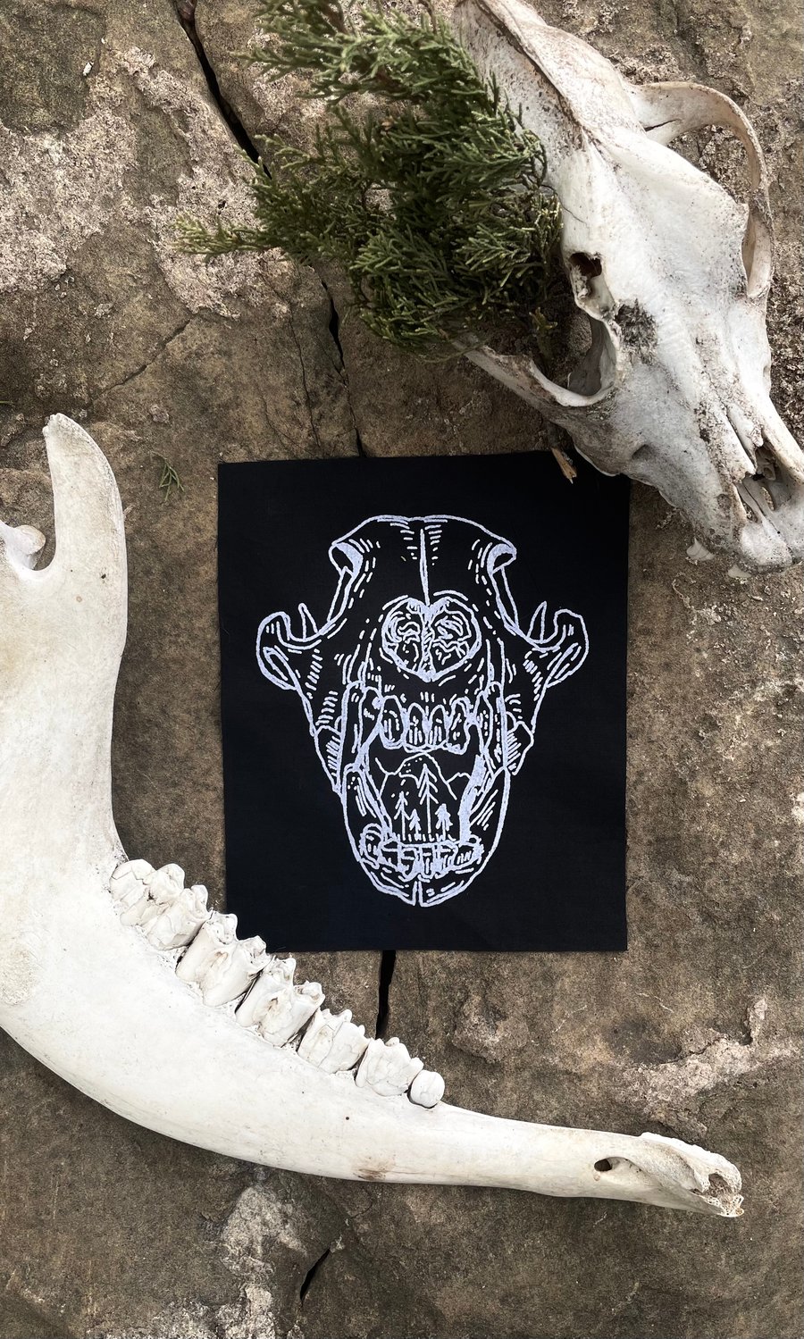 Image of MINI FOREST SKULL