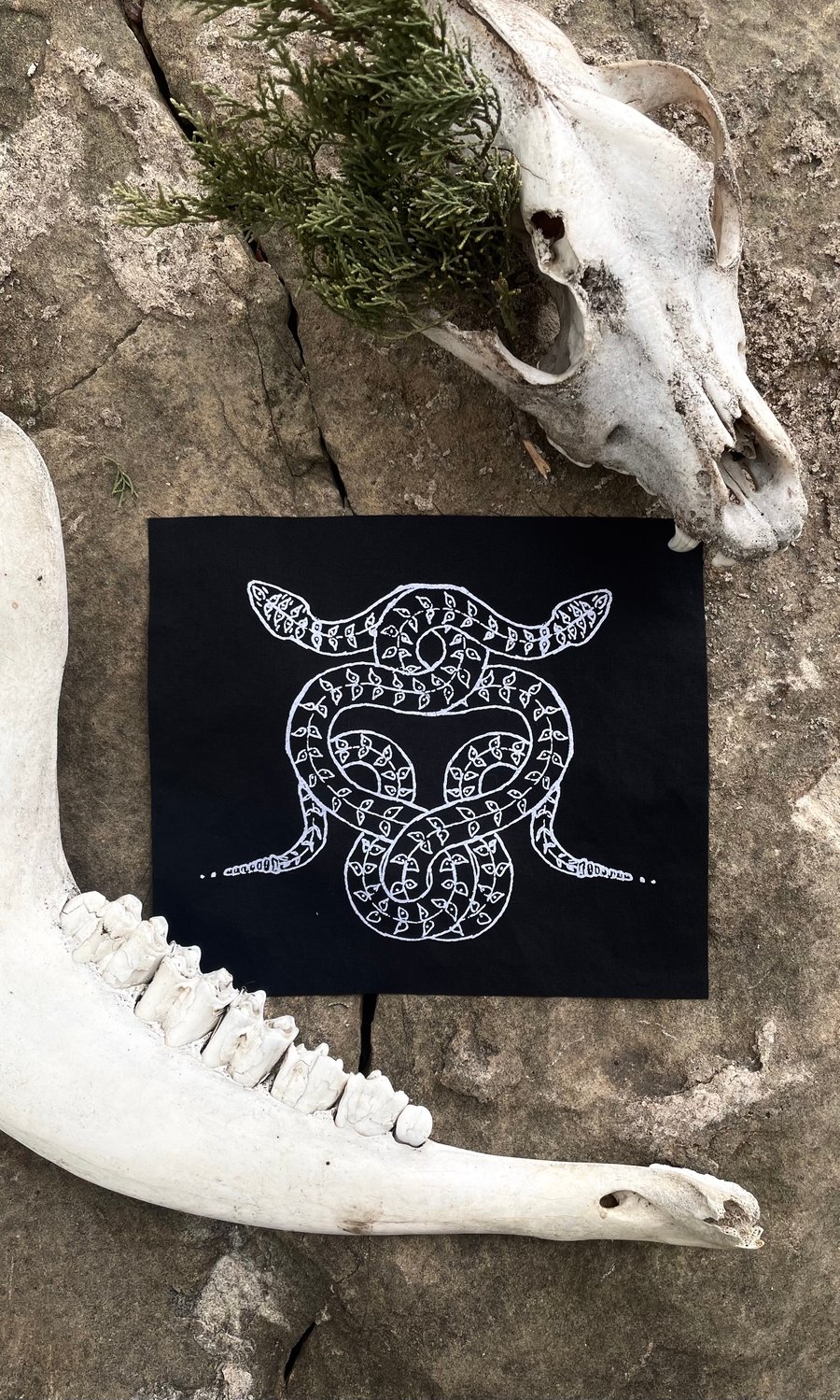 Image of MINI BOTANICAL RATTLER PATCH