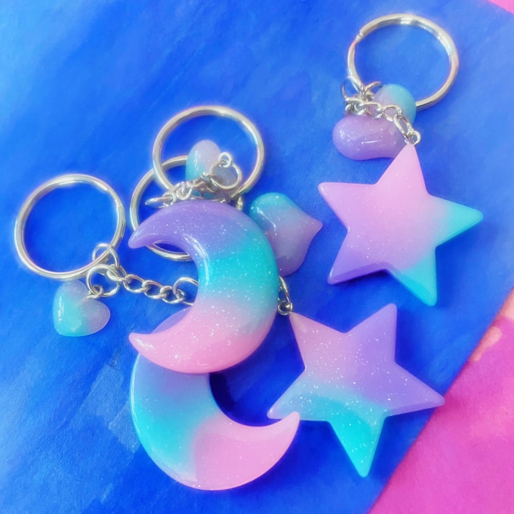 Image of PASTEL SKY KEYCHAINS